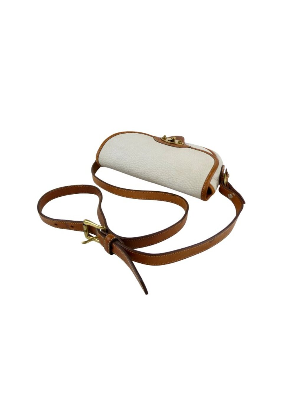 Dooney & Bourke Chalk Tan Pebble Leather Crossbody - Picture 14 of 16